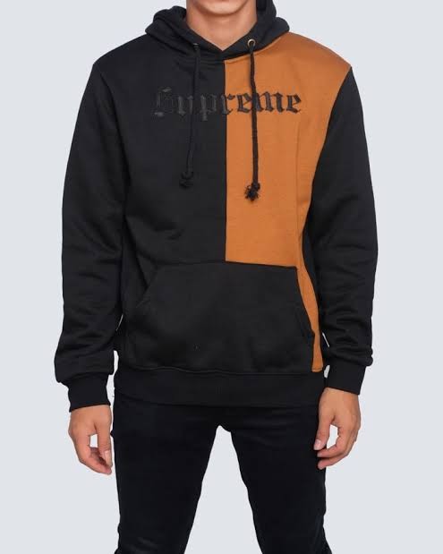 Supreme old english hoodie black deals