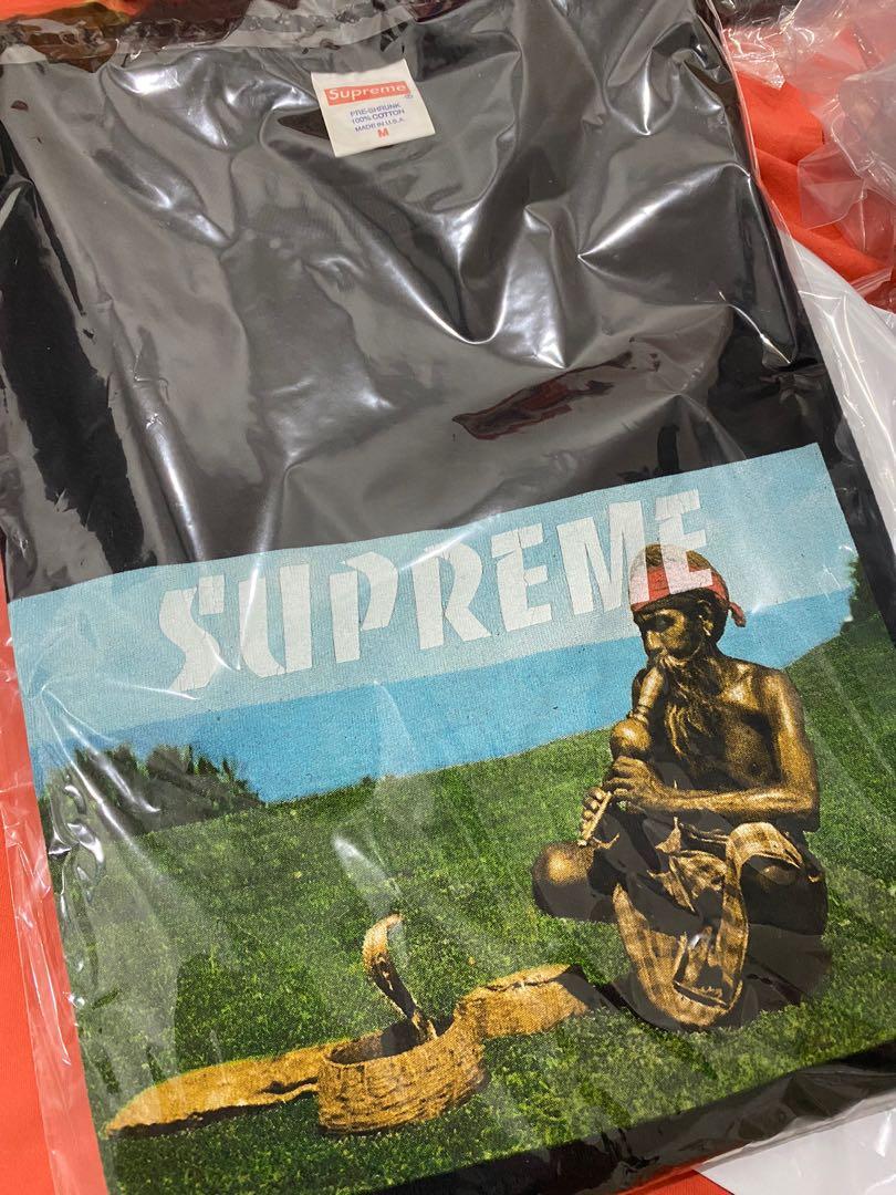 Supreme snake tee top