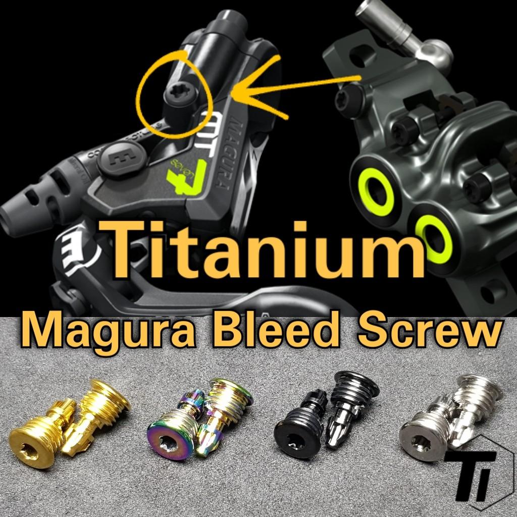 Titanium Magura Brake Lever EBT Bleed Screw for Reservoir MT4 MT5 MT