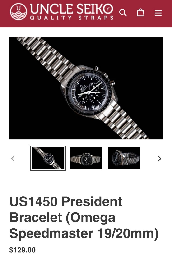 Uncle Seiko 1450 for Omega Speedmaster US1450 Luxury Watches on