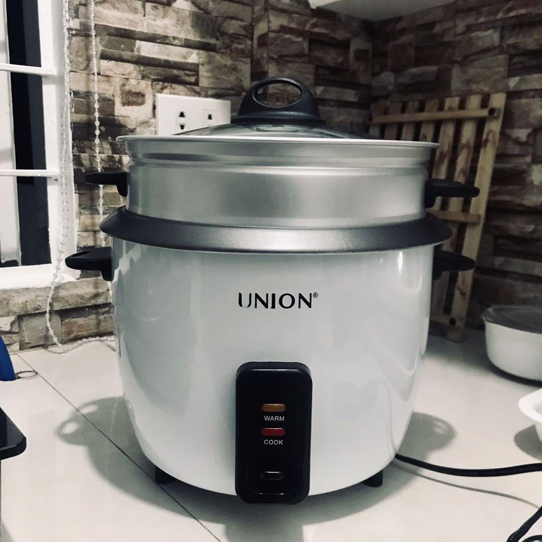 UNION RICE COOKER 1.8L with STEAMER (Preloved), TV & Home Appliances
