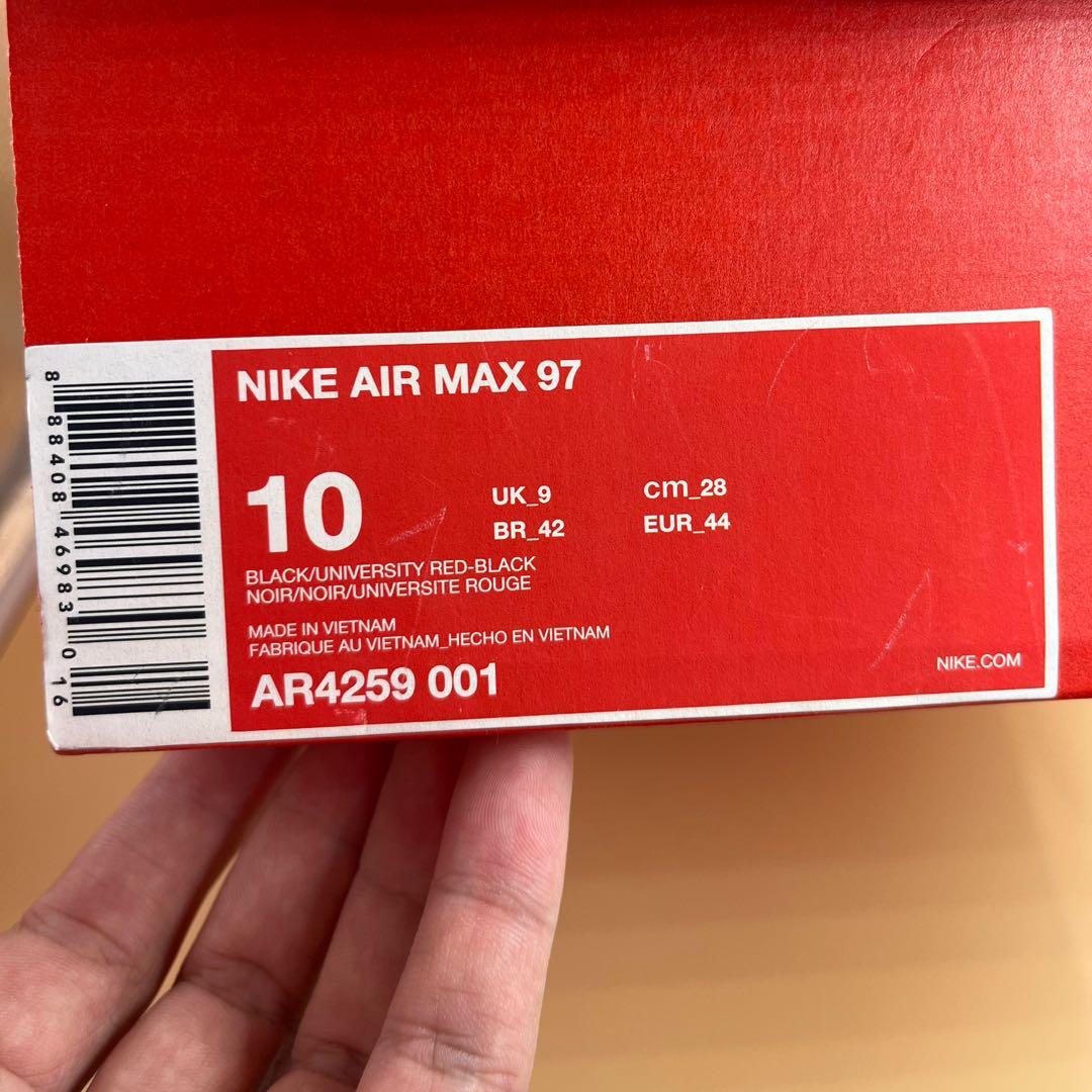 Nike Air Max 97 Black/University Red - AR4259-001