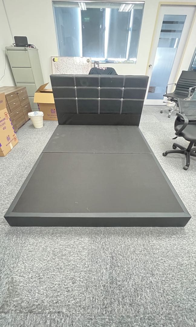 Used Queen size bed frame, Furniture & Home Living, Bedding & Towels on