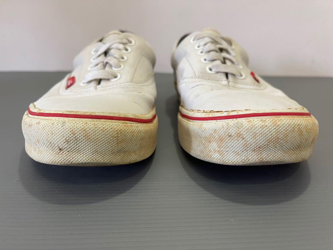 Vans White Croc Leather Shoes Men s Fashion Footwear Sneakers