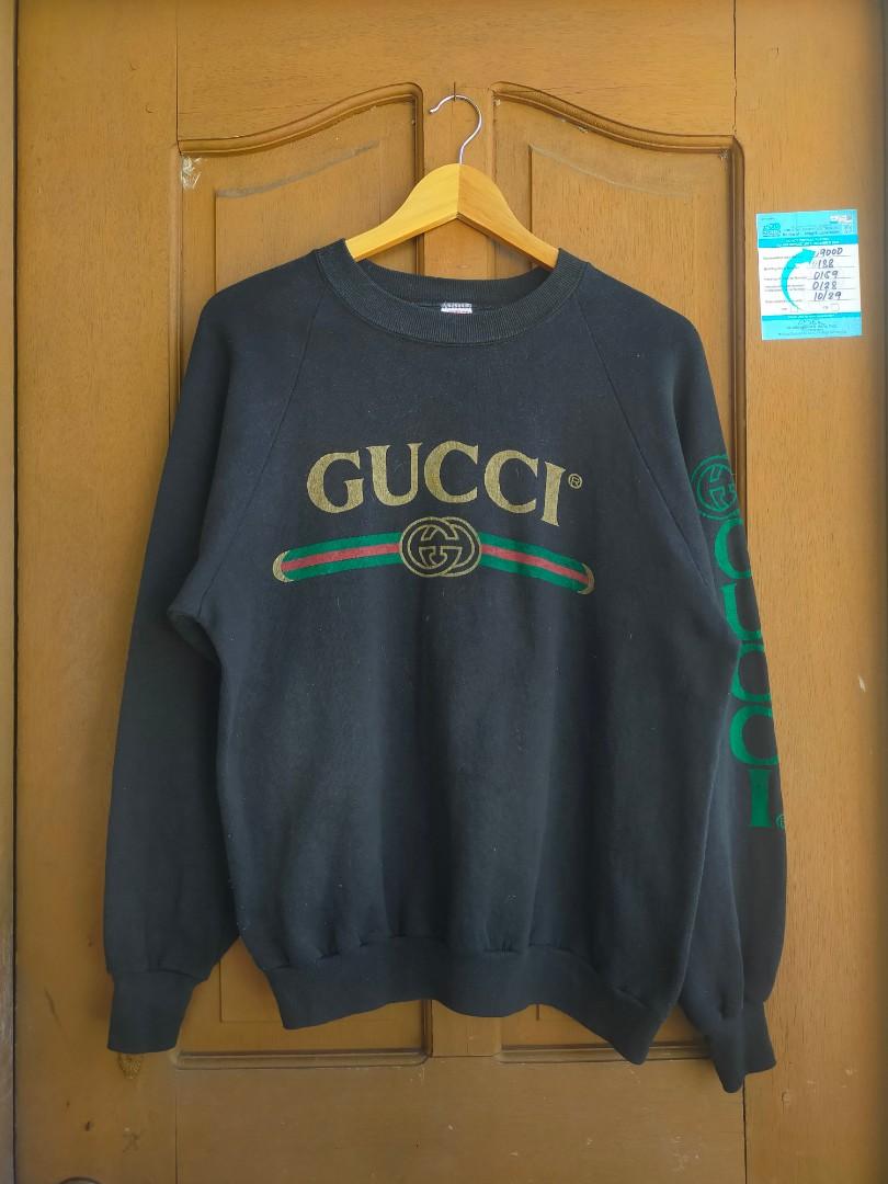 Vintage gucci hotsell crewneck sweatshirt