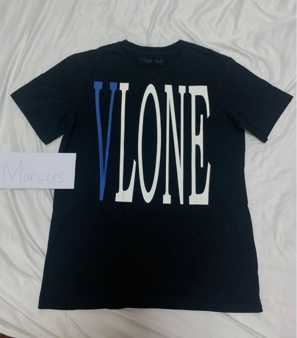 Black and blue vlone shirt 2025