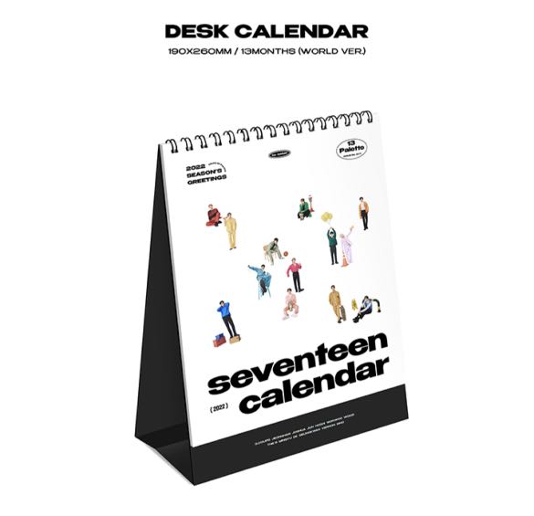 [Found] Seventeen season’s greetings desk calendar, Hobbies & Toys