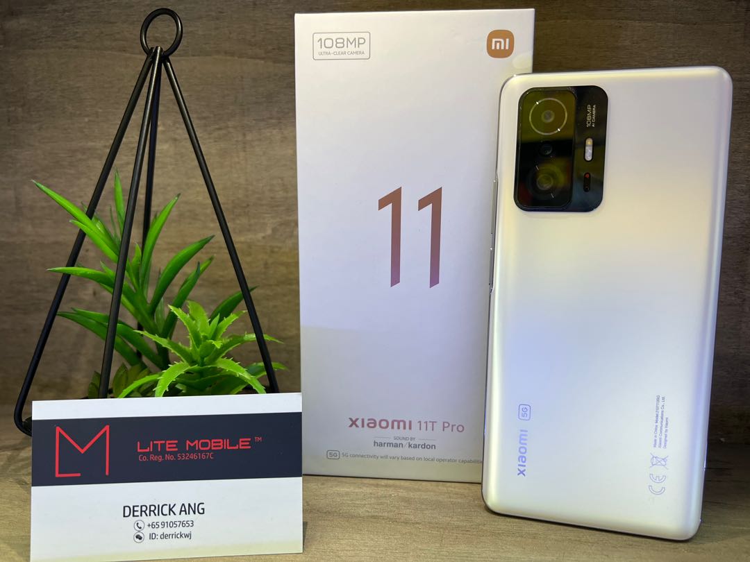 Xiaomi Mi 11T Pro 5G 256GB , MoonLight White, Mobile Phones