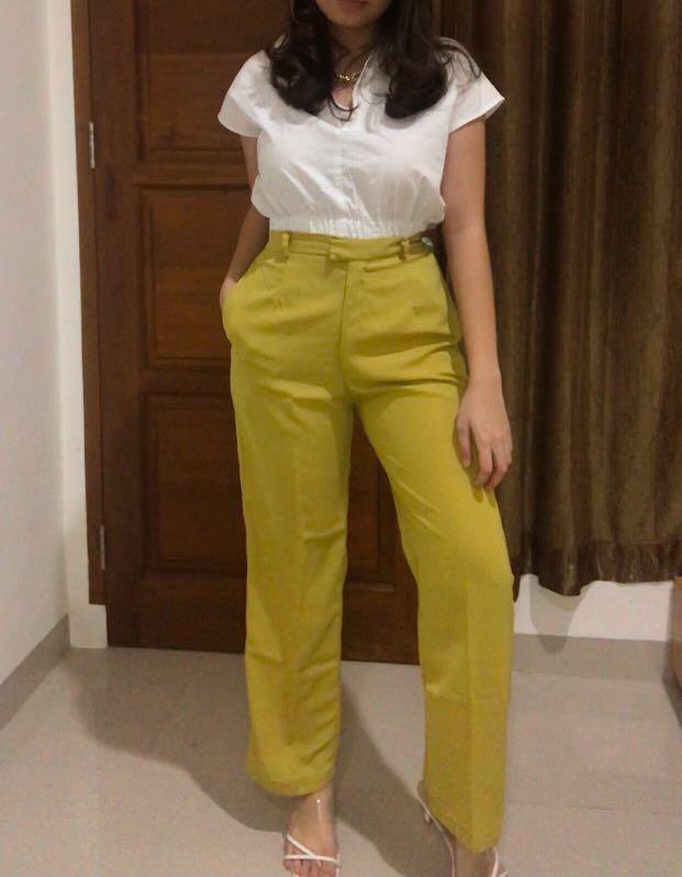Yellow Pants, Fesyen Wanita, Pakaian 
