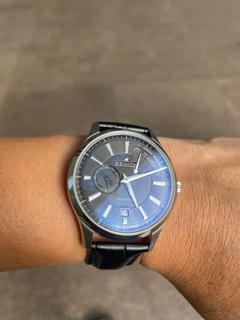 Zenith elite captain power reserve on sale