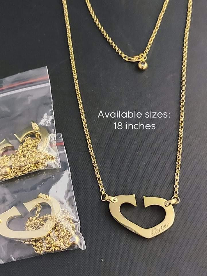 Cartier 18k gold necklace sales