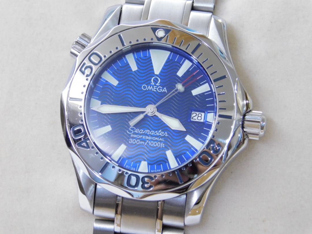 Omega seamaster electric blue quartz on sale