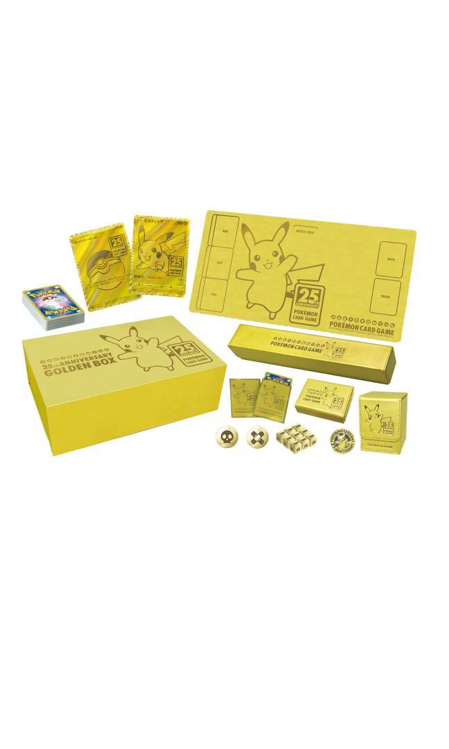全新日版Pokemon TCG 25th Anniversary Golden Box 25週年紀念金 全新日版Pokemon TCG 25th Anniversary Golden Box 25週年紀念金