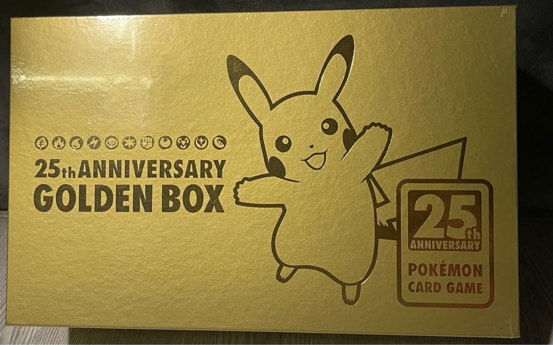 全新日版Pokemon TCG 25th Anniversary Golden Box 25週年紀念金 