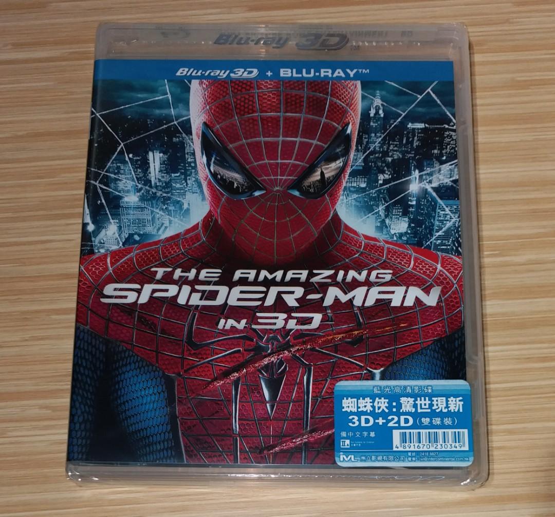 雙碟裝 蜘蛛俠 驚世現新the Amazing Spider Man In 3d Blu Ray 3d Bluray Disc 電影藍光影碟 香港正版 英語 繁體 簡體中文及英文字幕 全新未拆開包裝 Lot A06 興趣及遊戲 音樂樂器