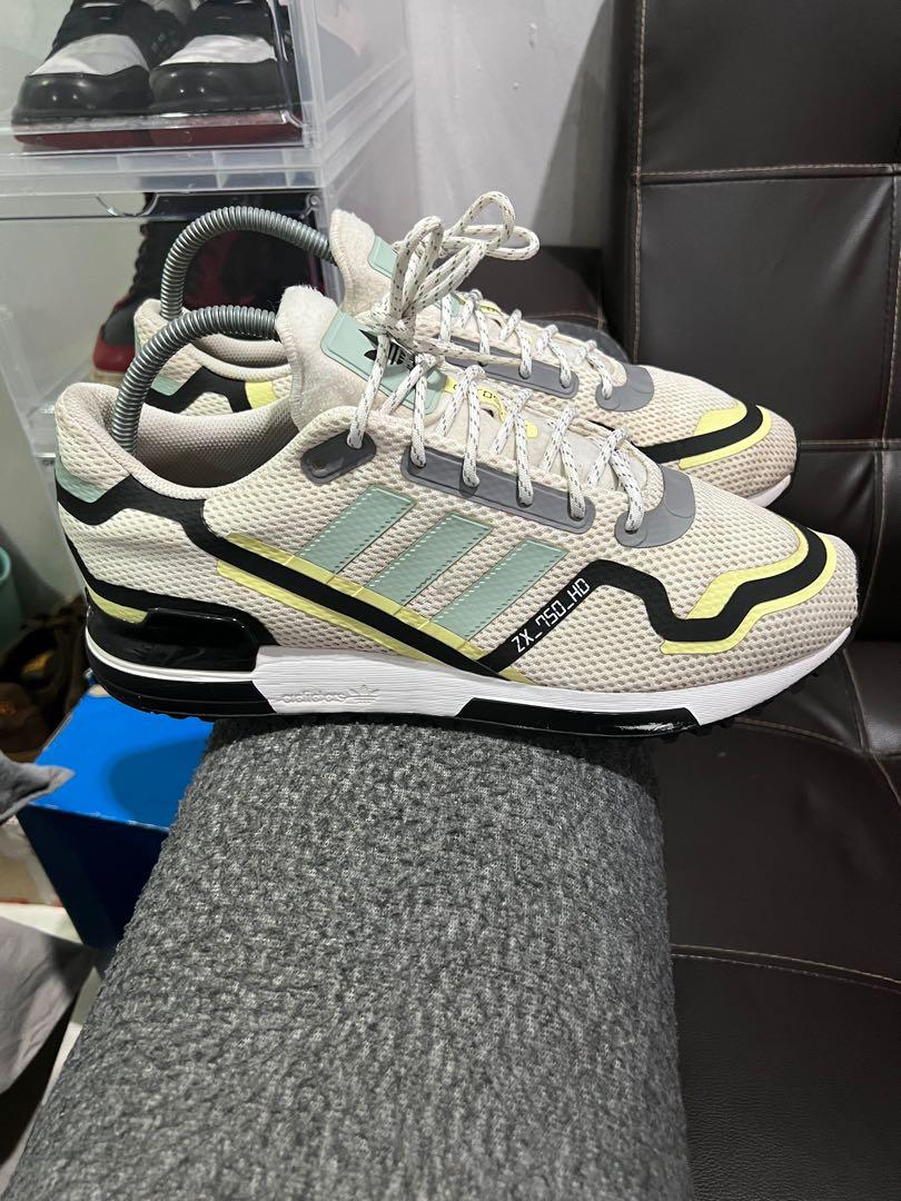 Adidas ZX750 HD White Green Tint Originals 11.5UK Men s Fashion