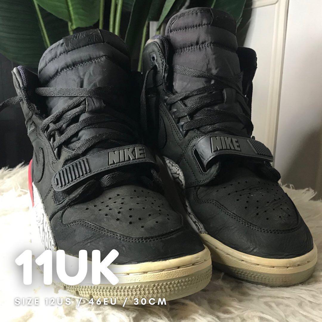 AIR JORDAN LEGACY 312 BLACK SUEDE 11UK Men s Fashion Footwear