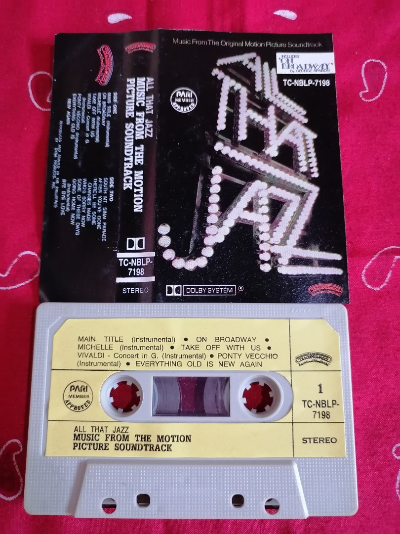 All That Jazz Original Motion Picture Soundtrack Movie Original Cassette Tapes For Sale