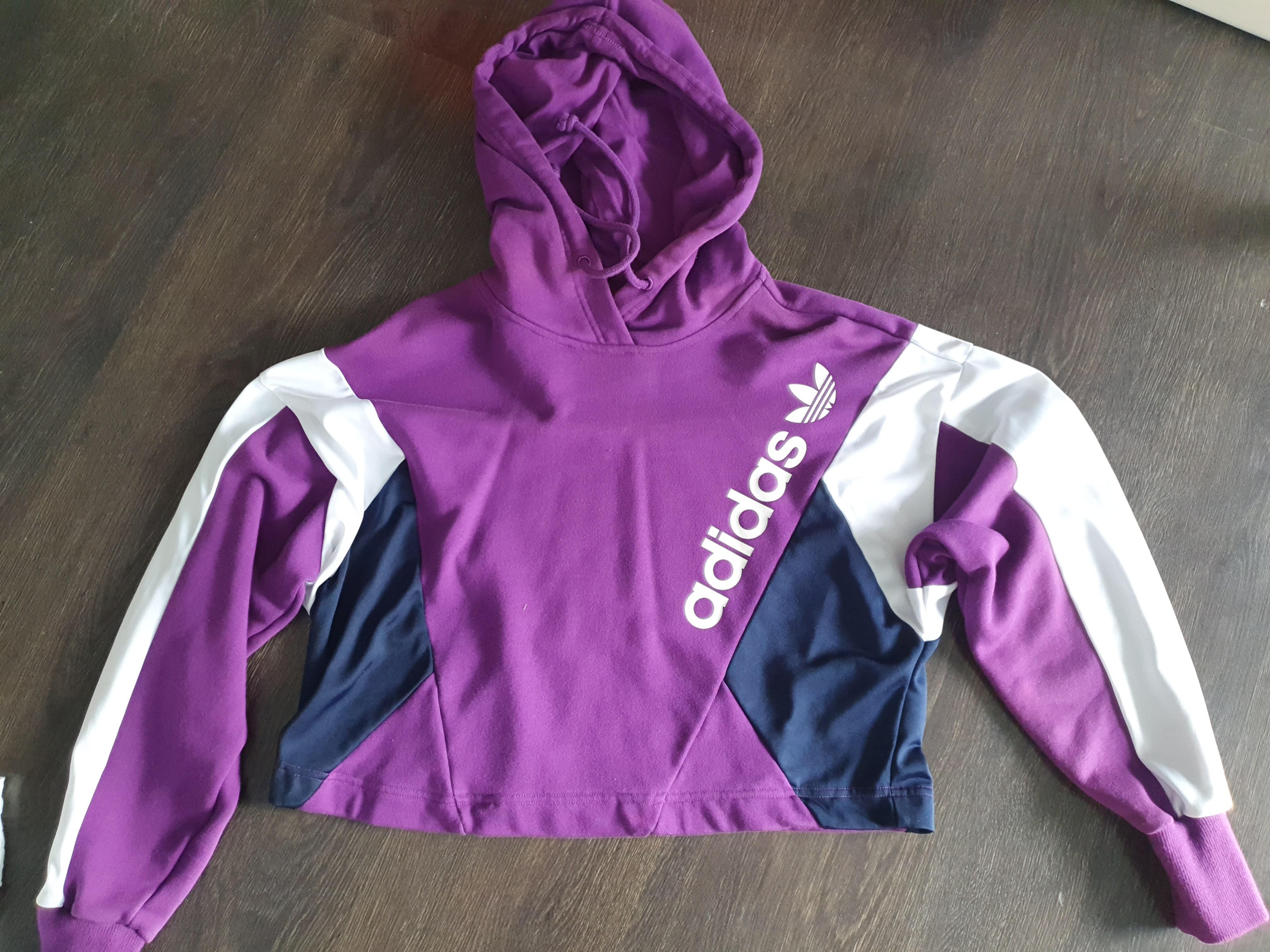 Almost Brand New Adidas Cropped Hoodie