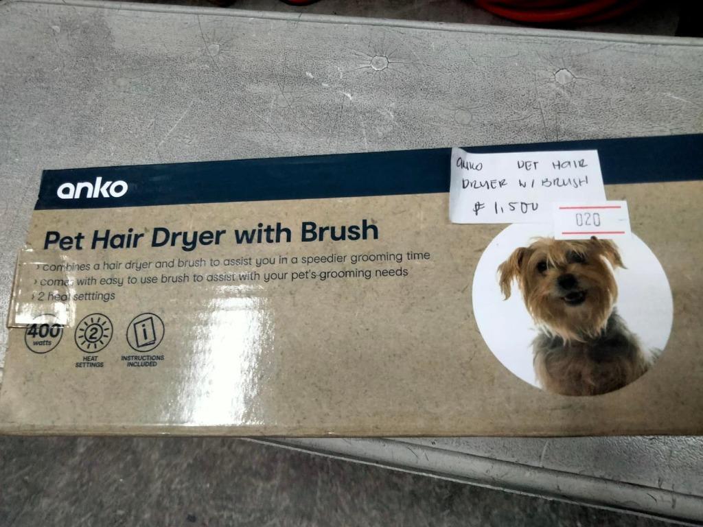 Anko Hair Pet Dryer w/ Brush, Pet Supplies, Health & Grooming on Carousell