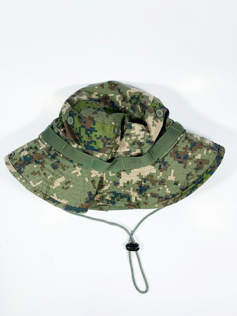 Army Jungle Hat, Fesyen Pria, Aksesoris 