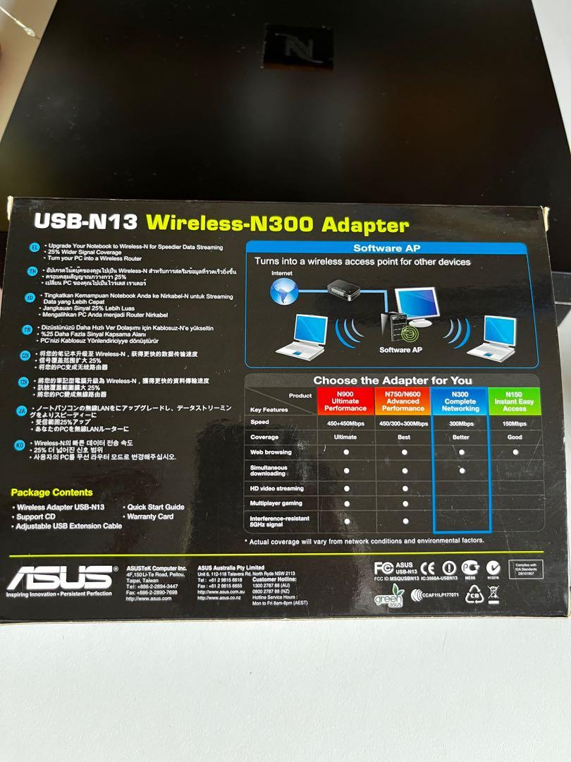 Asus N13 wireless adaptor, Computers & Tech, Parts & Accessories ...