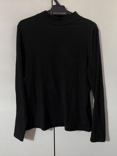 M&S Black Turtleneck Sweater