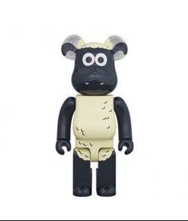 [BNIB] 1000% Shaun the Sheep Bearbrick Authentic