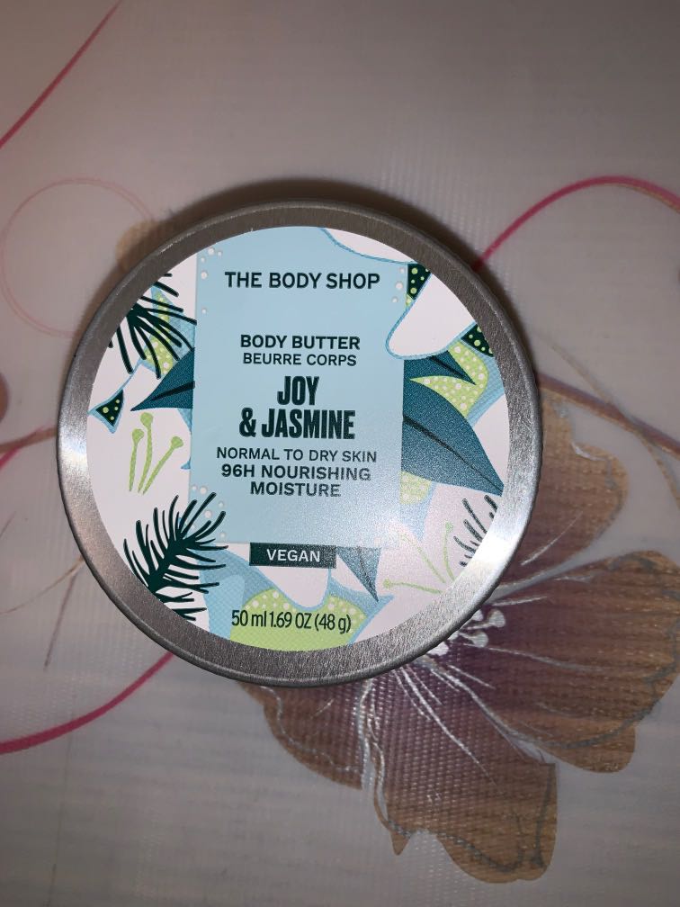 Body shop joy and jasmine body butter, 美容＆化妝品, 頭髮護理, 沐浴 ＆ 身體護理, 沐浴及身體護理