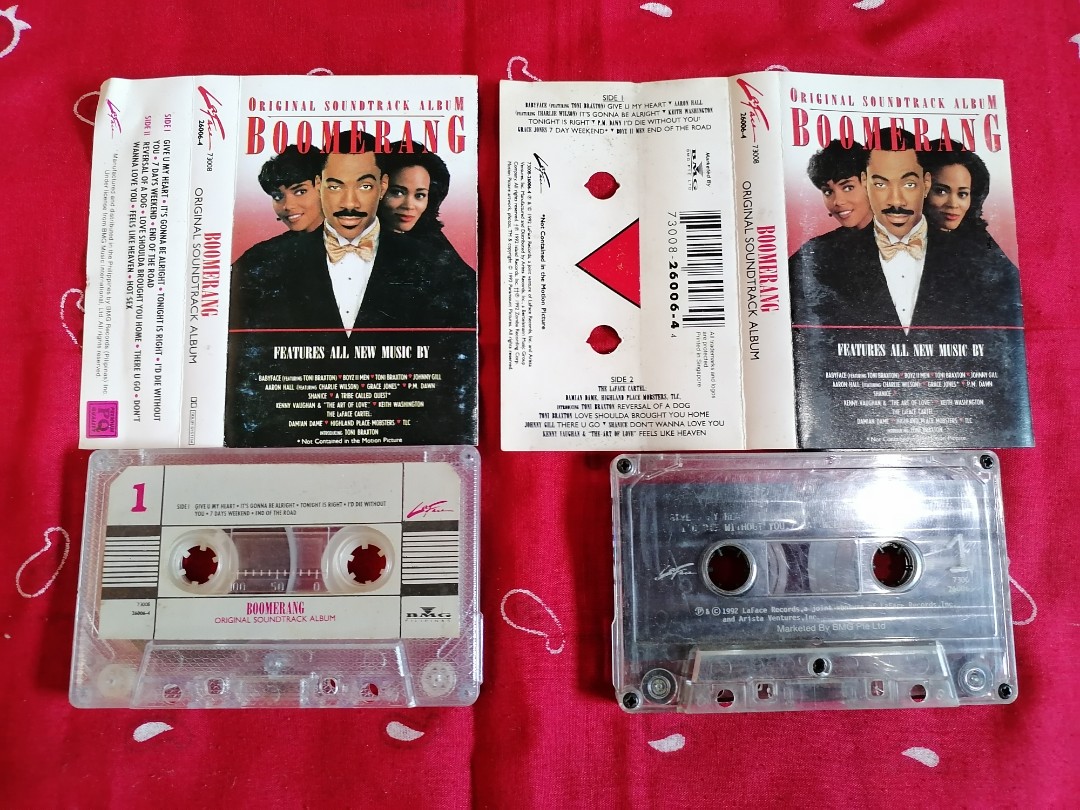 Boomerang Original Motion Picture Soundtrack Movie Original Cassette