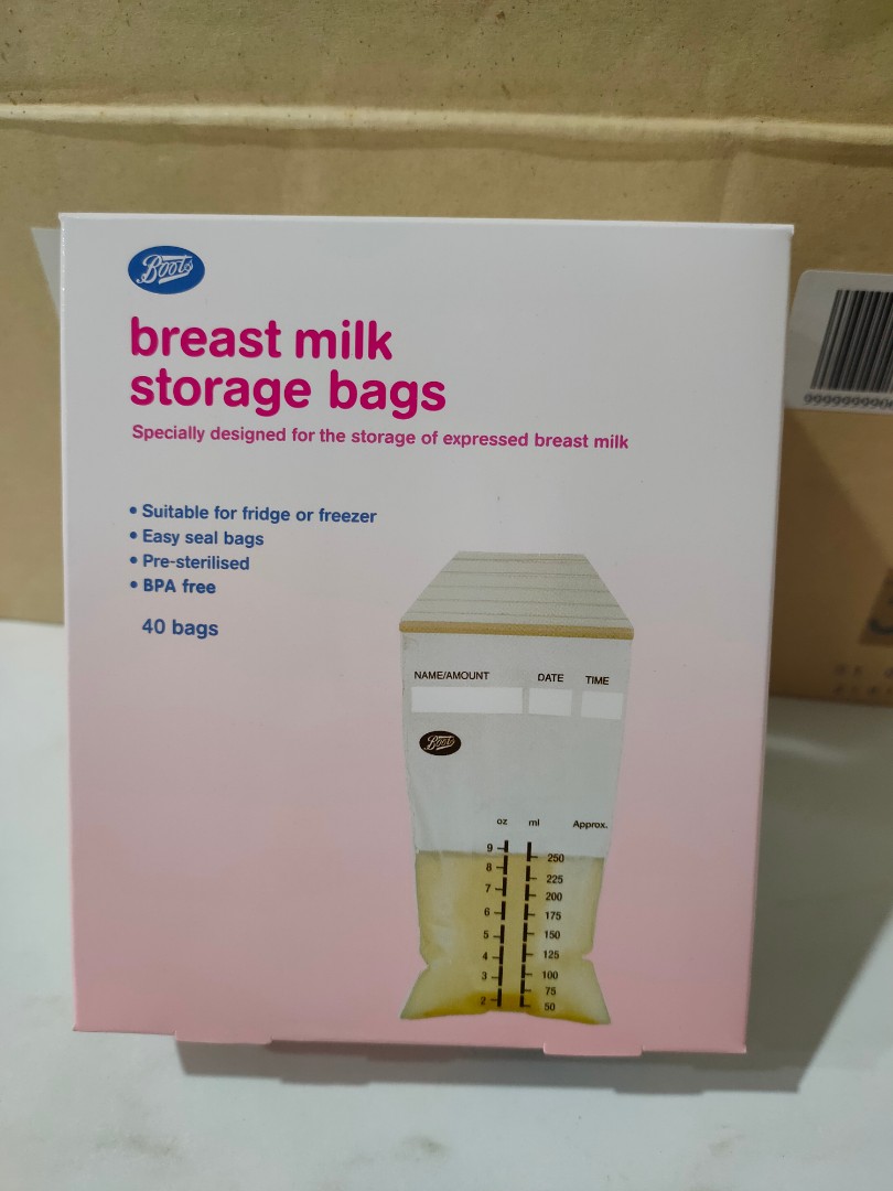 BOOTS Breast Milk Storage Bags, Babies & Kids, Nursing & Feeding