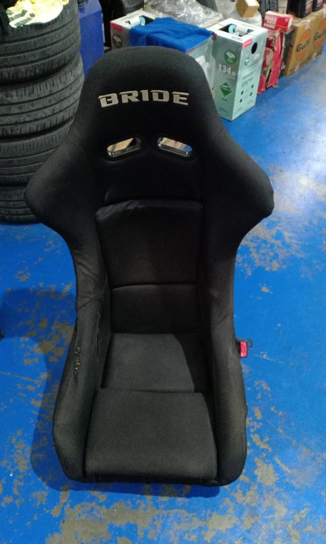 Bride bucket seat with cs3 rails, Car Accessories, Accessories on Carousell