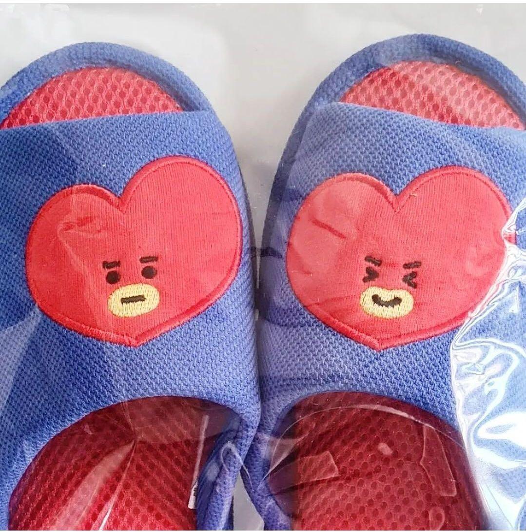 BT21 Mesh Indoor Slippers [Tata], Women's Fashion, Footwear