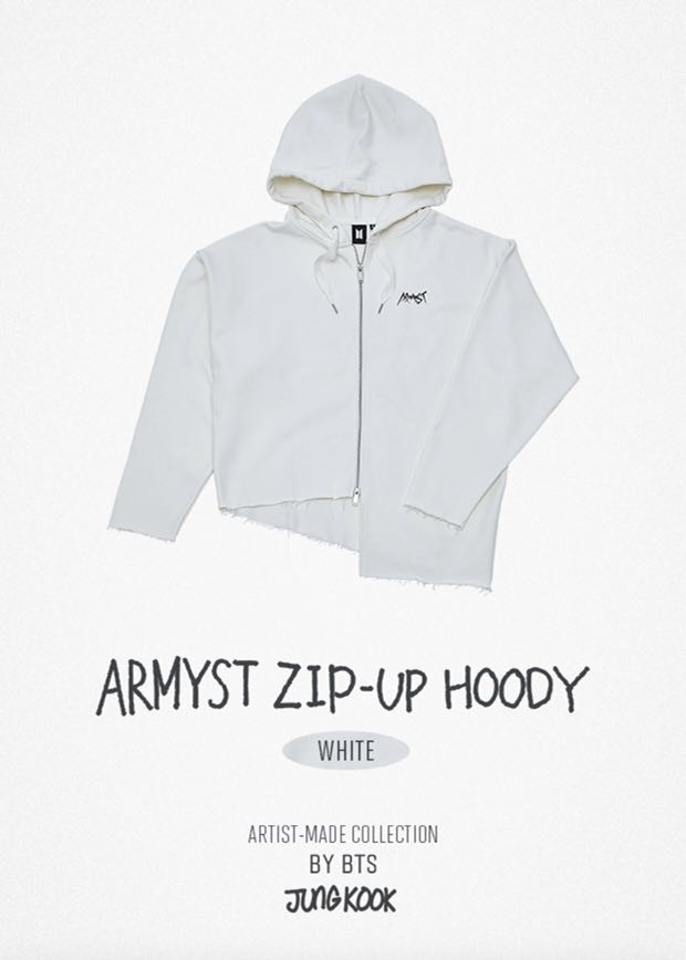 BTS ARTIST-MADE MERCH Jungkook Armyst Hoodie / Hoody Large, Men's Fashion,  Coats, Jackets and Outerwear on Carousell