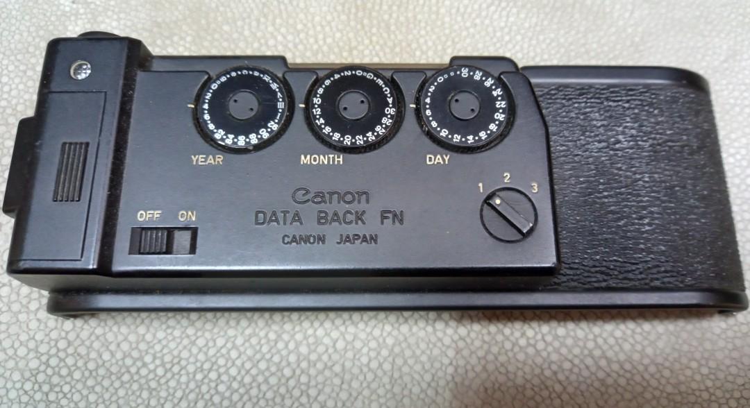 Canon New F-1 body data back FN..gd condition