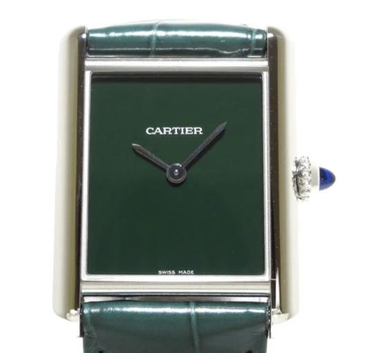 BNIB Cartier Tank Must Green WSTA0056 
