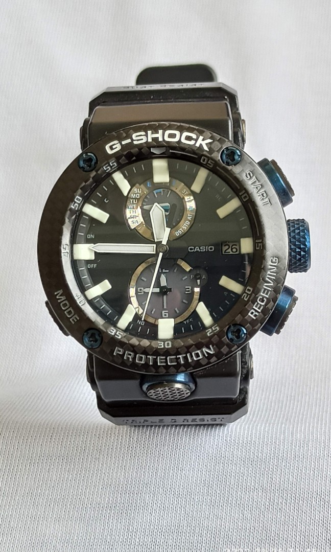 CASIO GWR-B1000 -1A1ER G-SHOCK 碳纖維錶帶, 男裝, 手錶及配件, 手錶