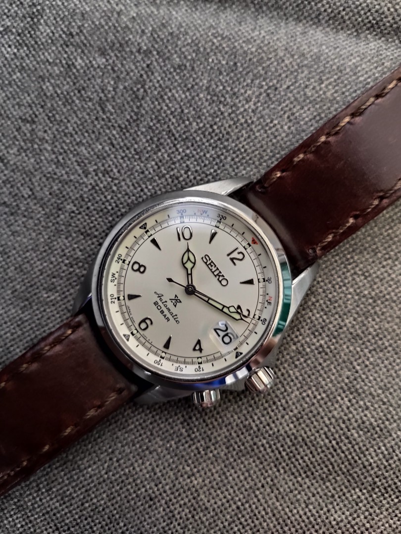 Cheapest 6R35 old-world charm, Seiko Alpinist cream white, SPB119 SBDC089,  no strap & no clasp, Men's Fashion, Watches & Accessories, Watches on  Carousell