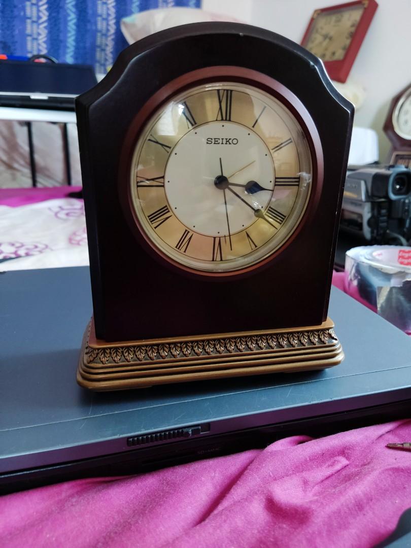 classic vintage Seiko table clock (Original), Men's Fashion, Watches