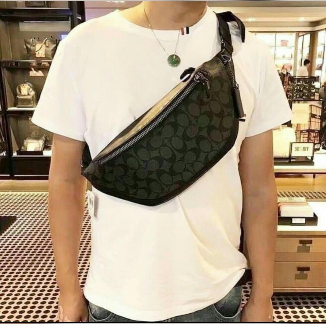 Authentic Coach Warren Belt Bag Men s Fashion Bags Sling Bags