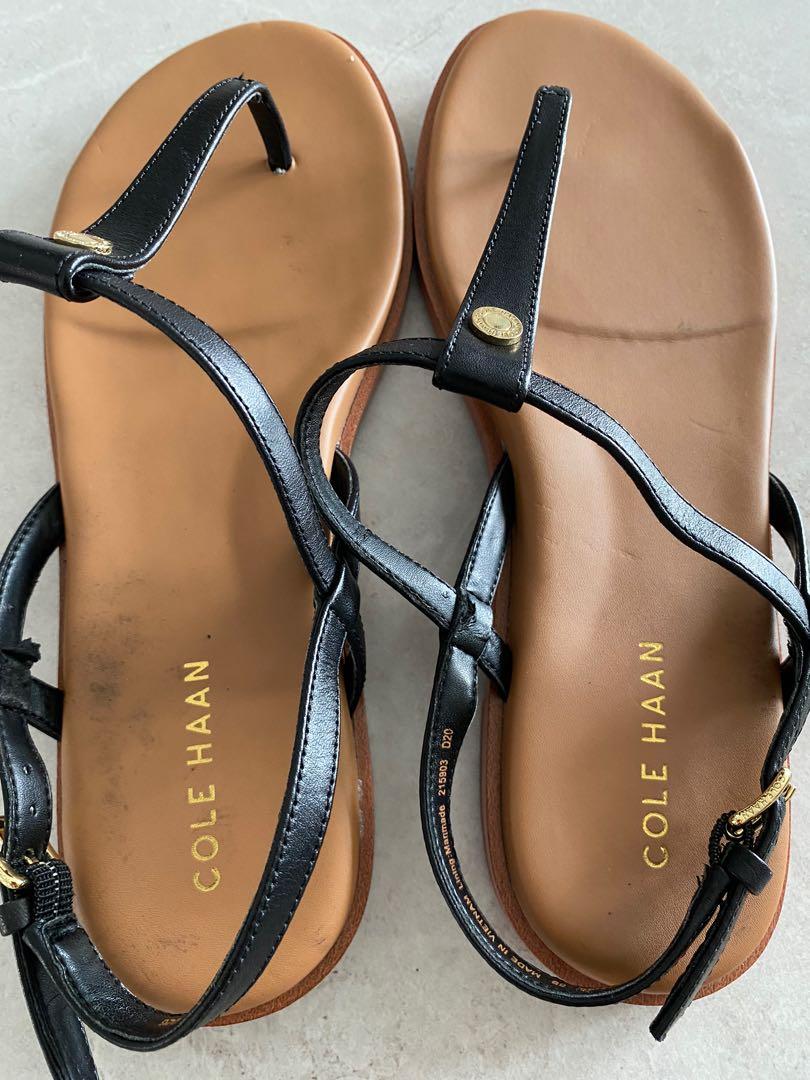 Cole haan Flora thong sandal Black US 5