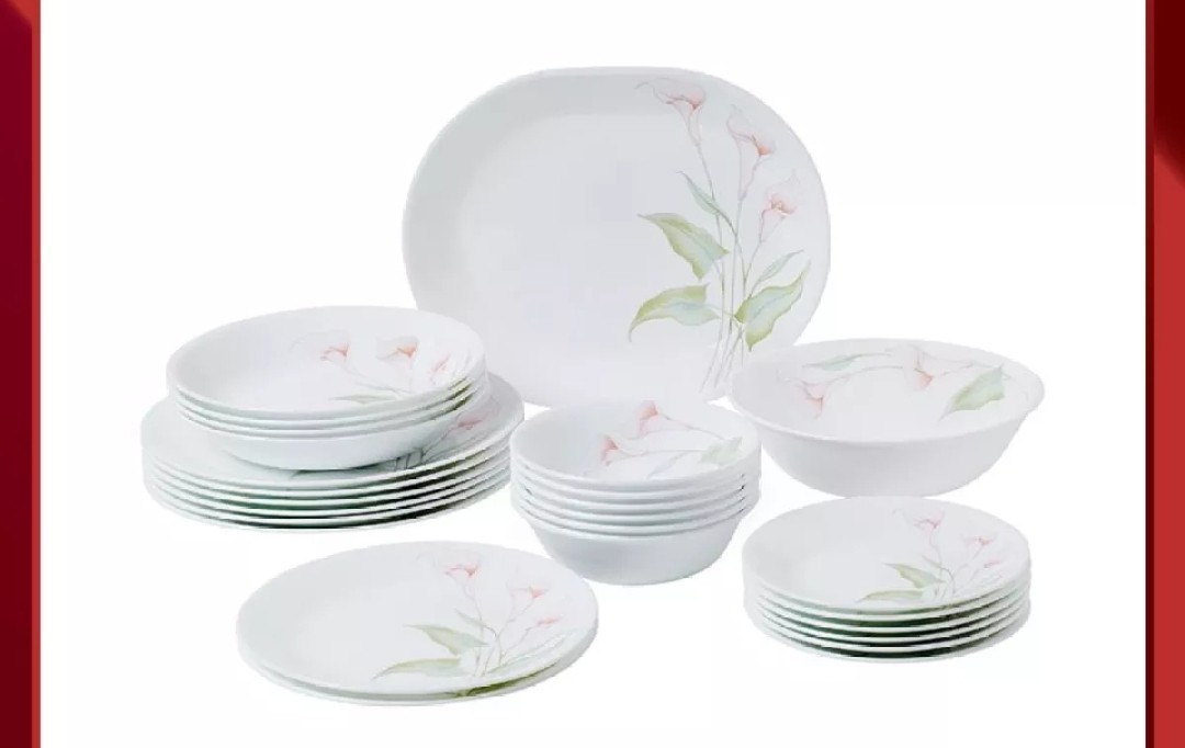Corelle 20pc set, Furniture & Home Living, Kitchenware & Tableware