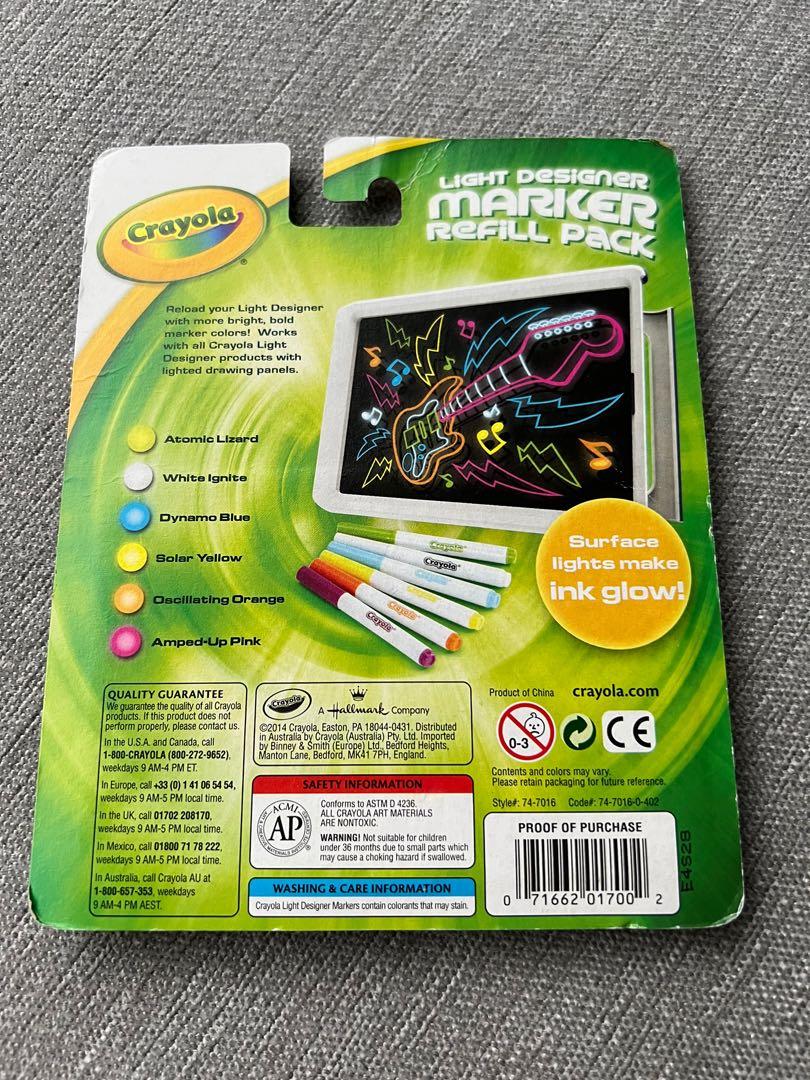 Crayola Light Designer Marker Refill Pack, Hobbies & Toys, Stationary &  Craft, Other Stationery & Craft on Carousell