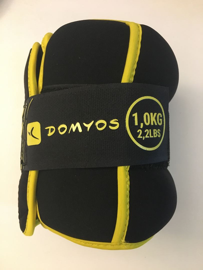 Decathlon Fitness 1kg Weights Wrist Ankle Soft Weights, Sports