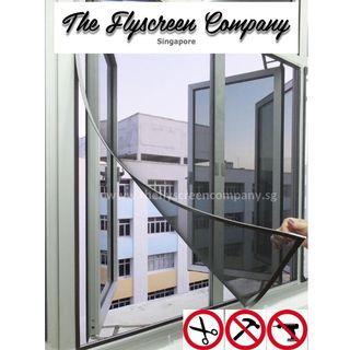 DIY Magnetic Mosquito Flyscreen Mesh Insect Screen Fly Bug Net. SG Seller