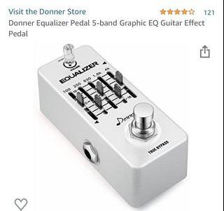 Donner Store 4.2 out of 5 stars  121 Reviews Donner Equalizer Pedal 5-band Graphic EQ Guitar Effect Pedal