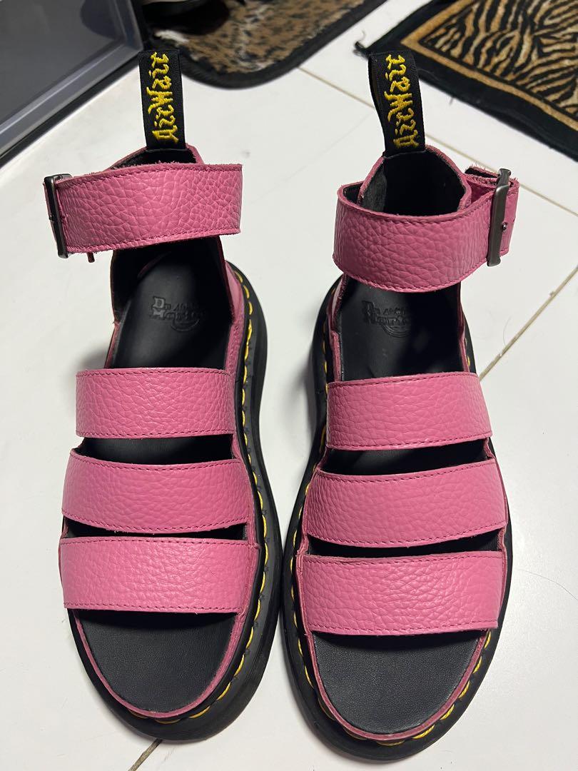 Dr Marten Ladies Pink Sandal Luxury Sneakers Footwear on Carousell