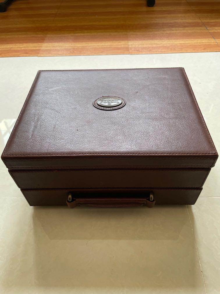 Genuine leather watch discount box