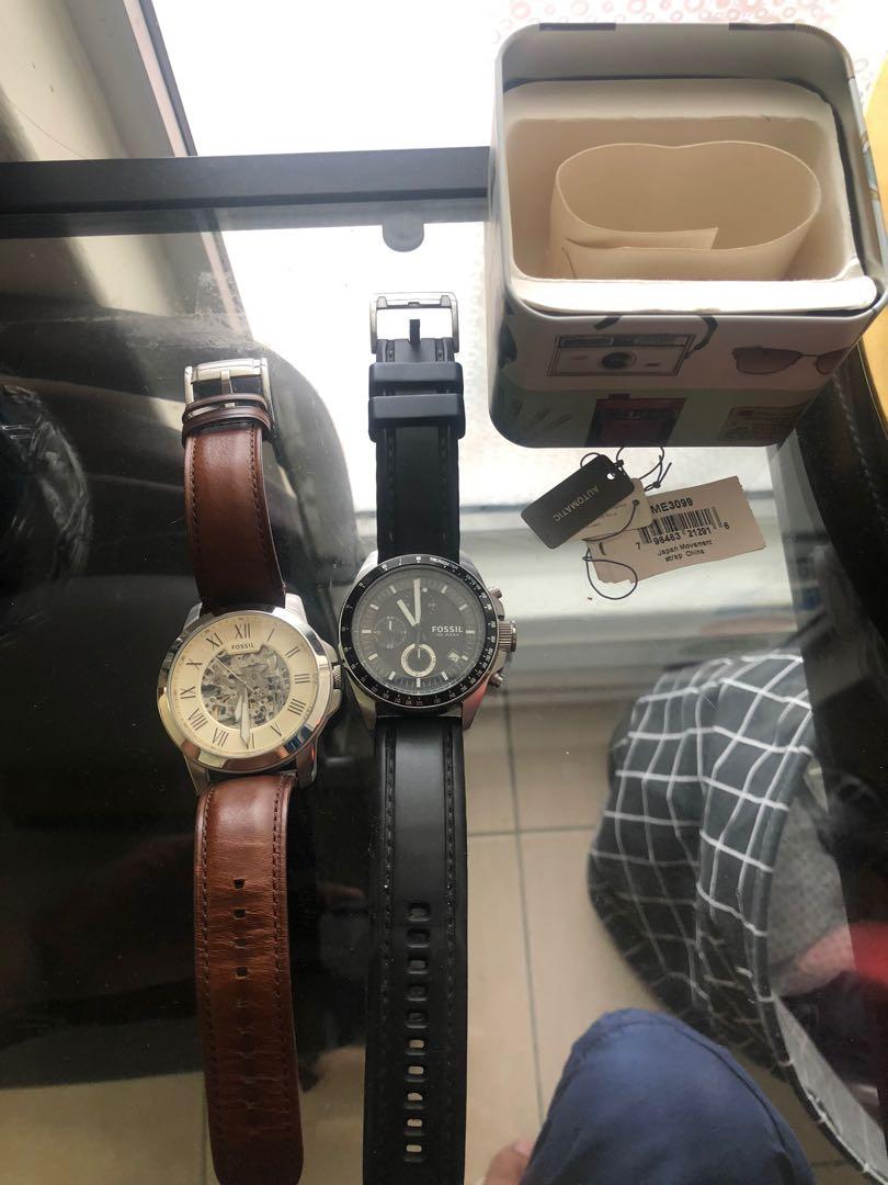 Fossil Watches Combo, Men's Fashion 
