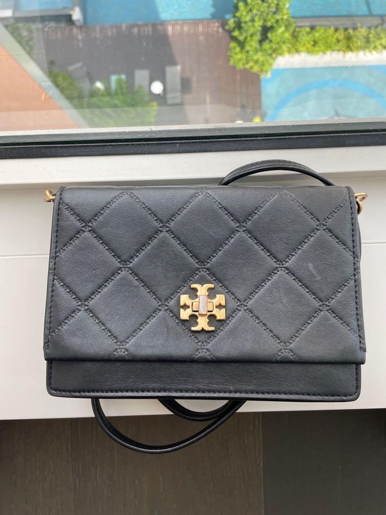 Georgia turn lock mini bag top black